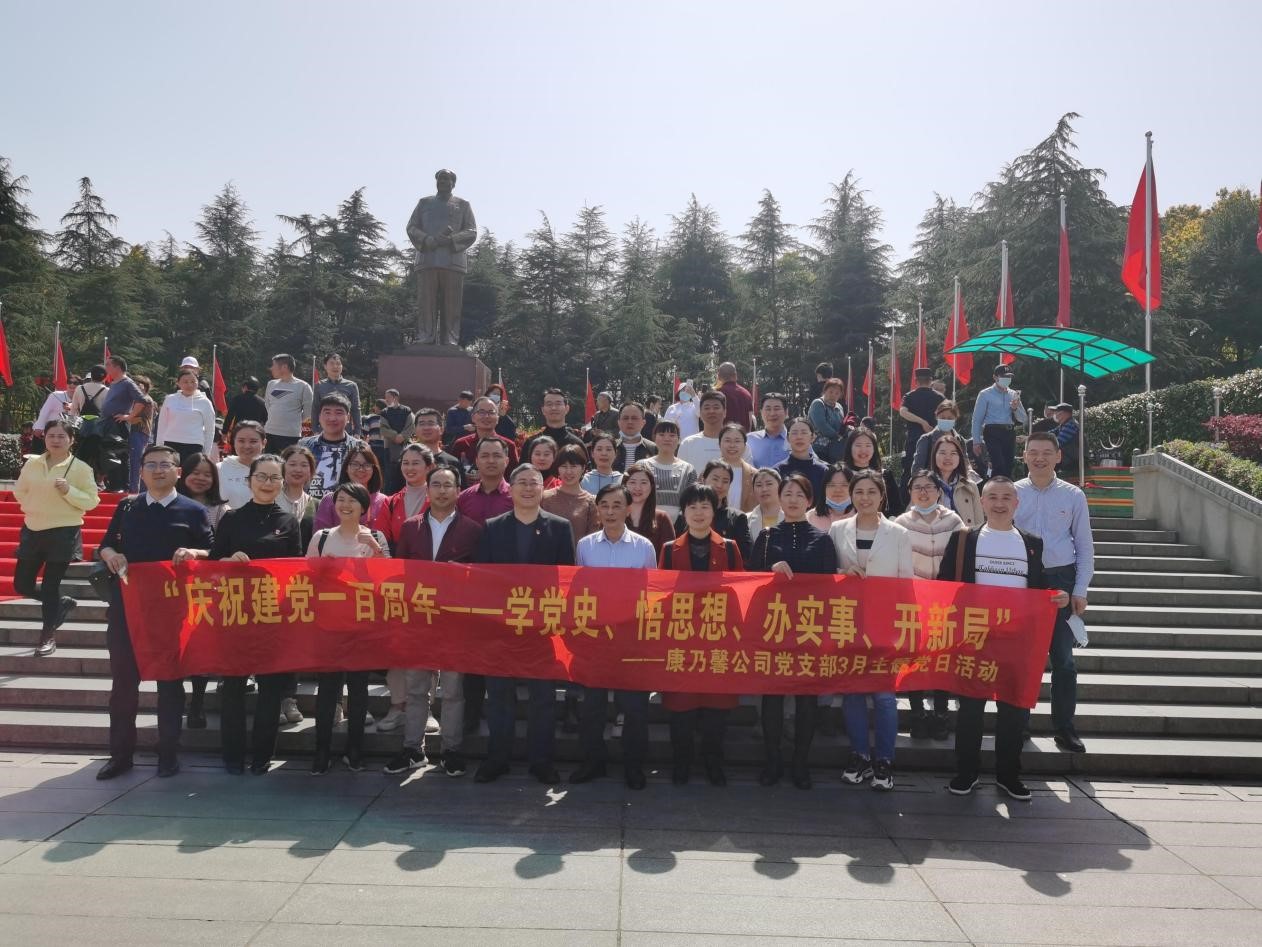 湖南发展集团康乃馨公司党支部开展“庆祝建党一百周年——学党史、悟思想、办实事、开新局”主题党日活动(图3)